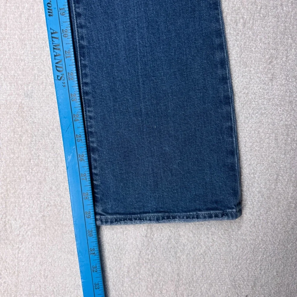 PAIGE Sloane Women's 26 Bootcut Jeans Formation Distressed Medium Wash Stretch